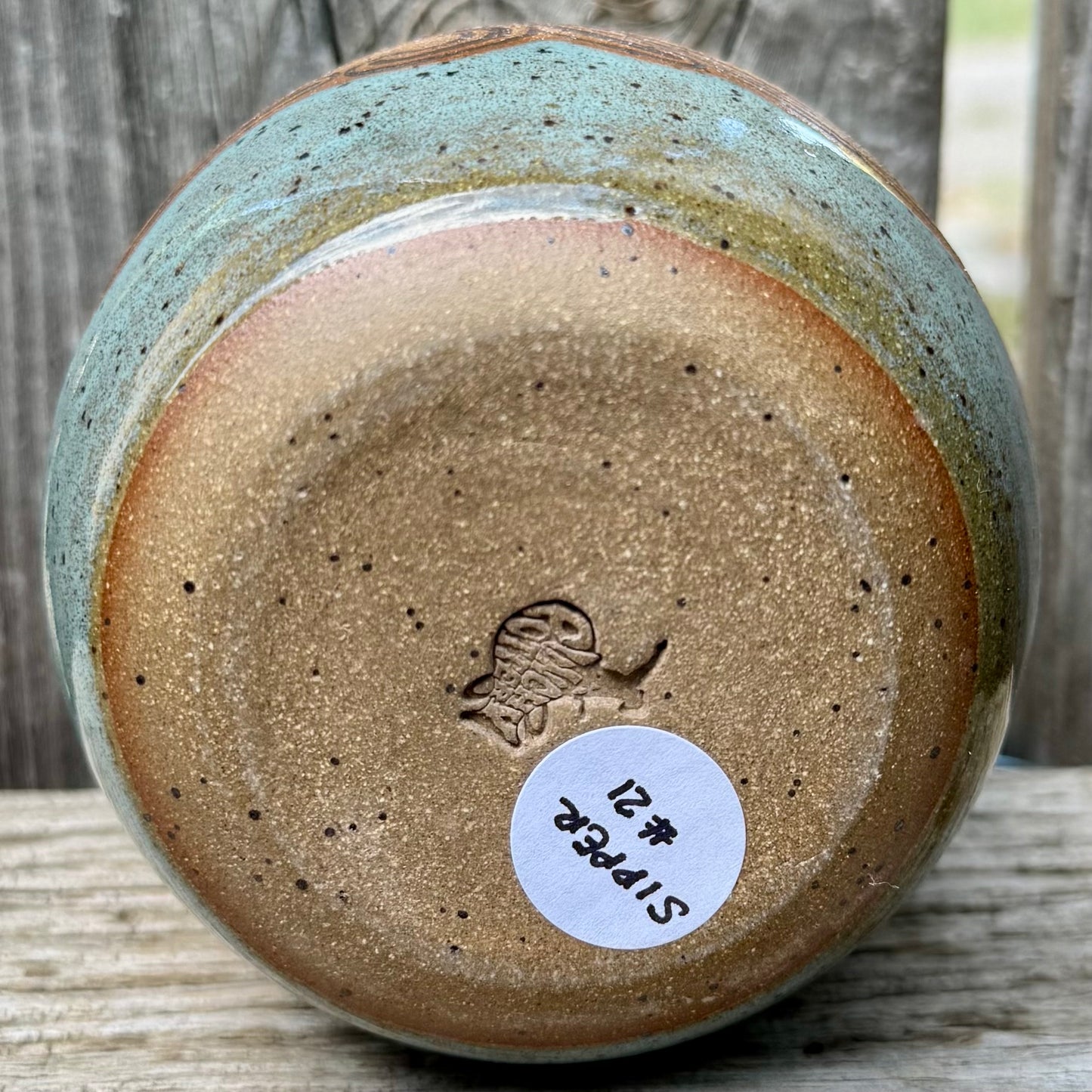 2026 SIPPER #21 - Turquoise Cow Skull