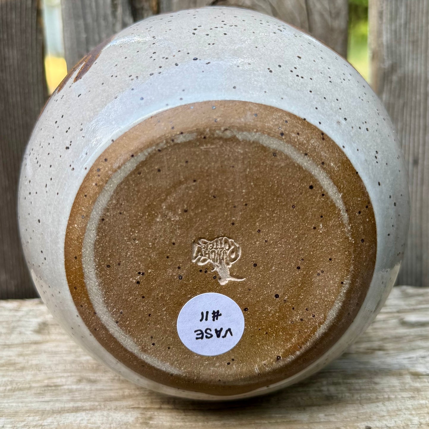 2026 VASE #11 - White Galloping Horse