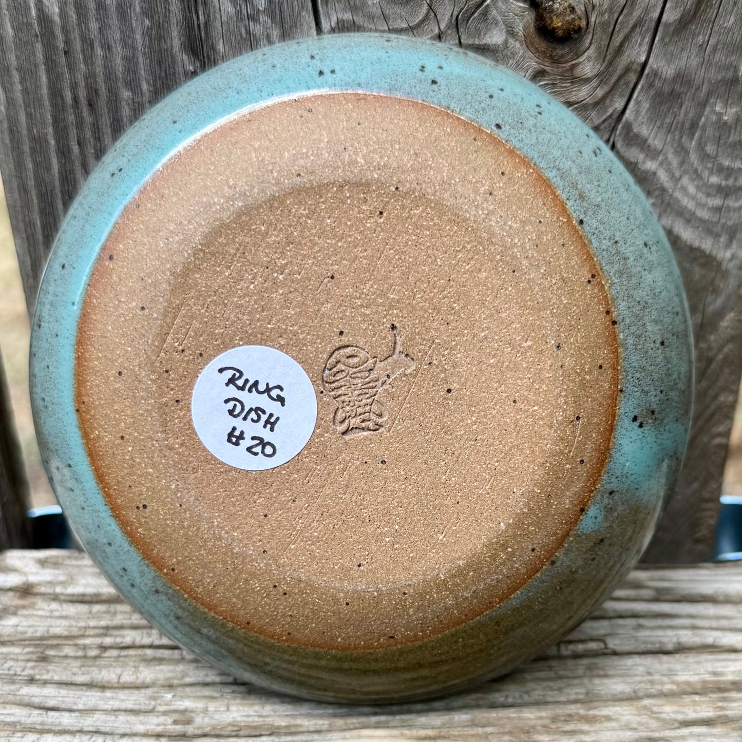 2026 RING DISH #20 - Turquoise Galloping Horse