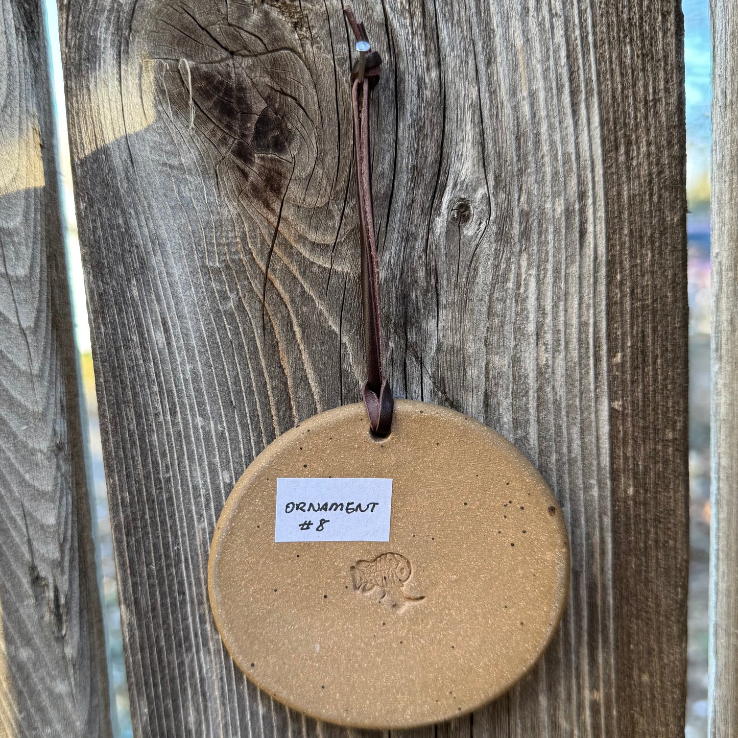 2025 ORNAMENT #8 - White & Turquoise Cowboy Boot