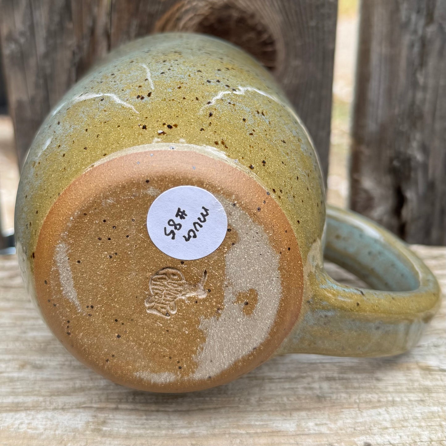 2025 MUG #85 - Turquoise & Brown Boot Stitch