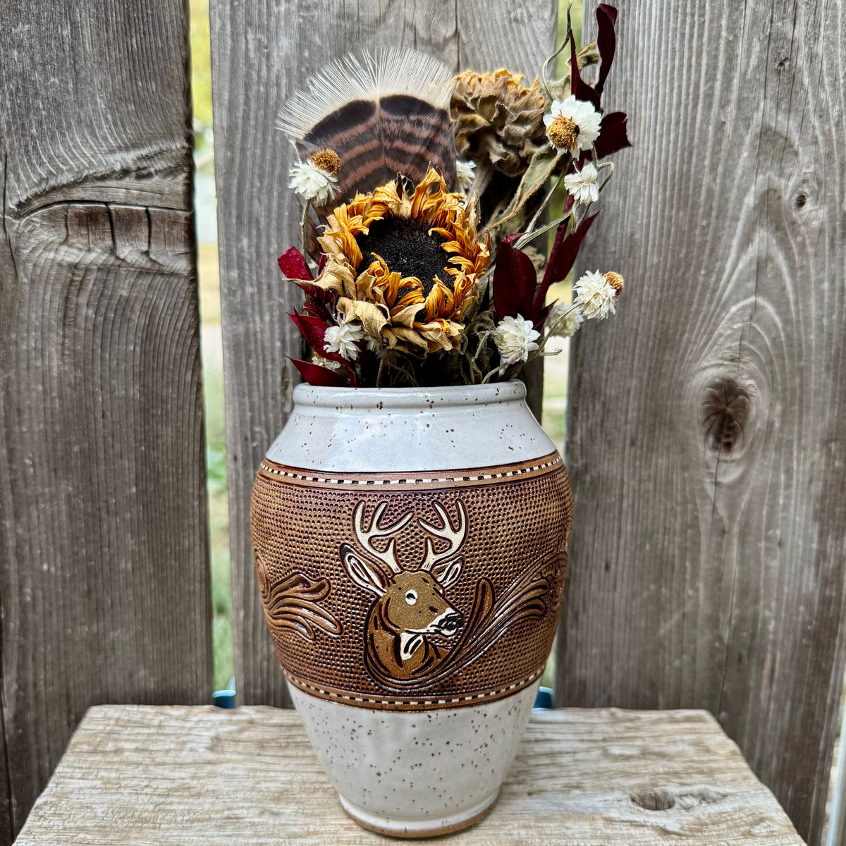2026 VASE #13 - White Whitetail Buck