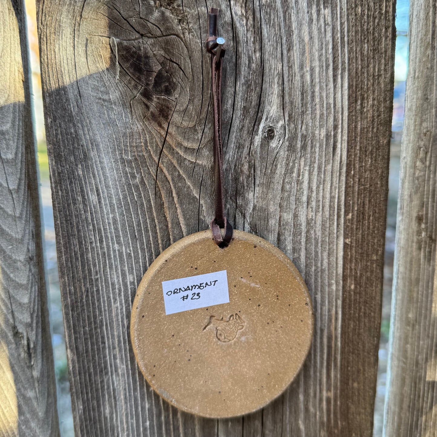 2025 ORNAMENT #23 - Natural Oakley Flower