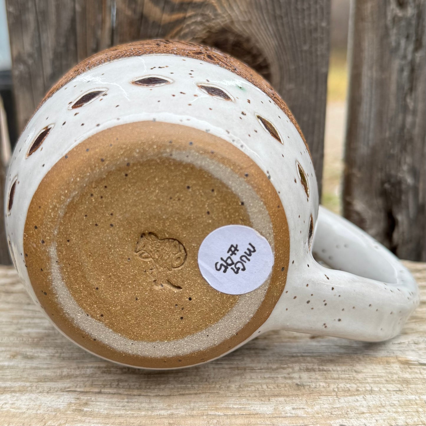 2025 MUG #95 - White Sheridan Flower