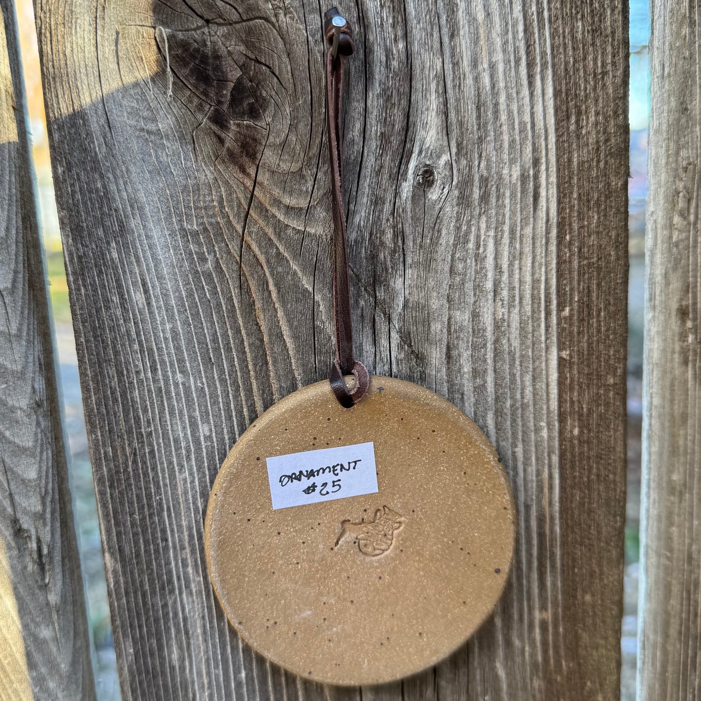 2025 ORNAMENT #25 - Natural Oakley Flower