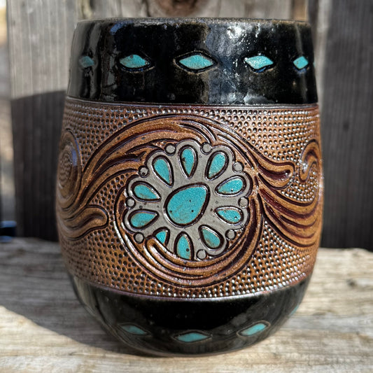 2026 SIPPER #8 - Black Turquoise Pendants