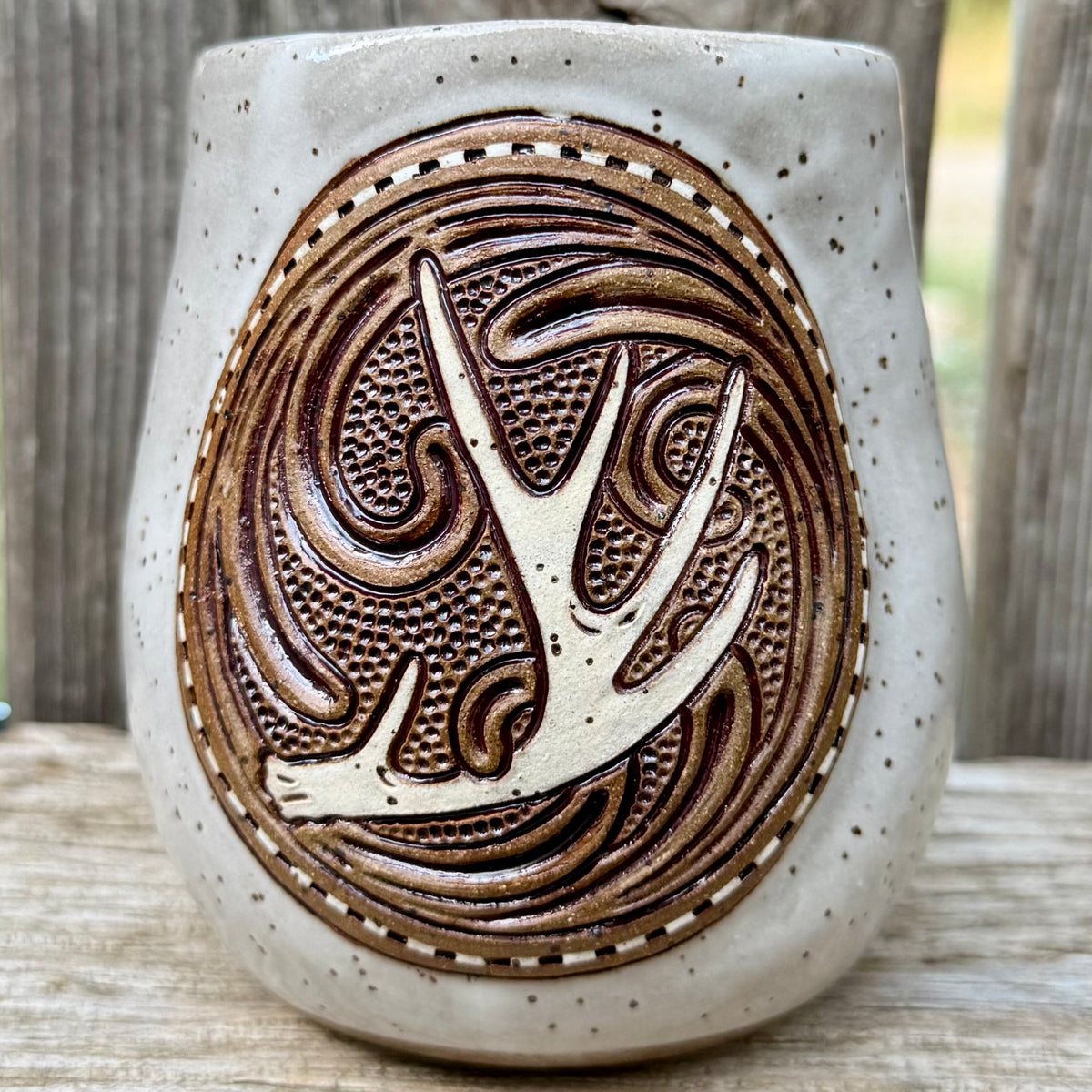 2026 SIPPER #27 - White Whitetail Antler