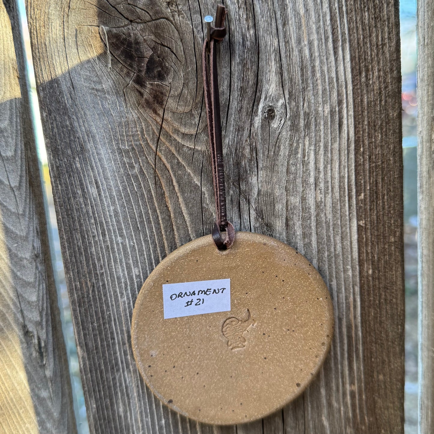 2025 ORNAMENT #21 - Natural Oakley Flower