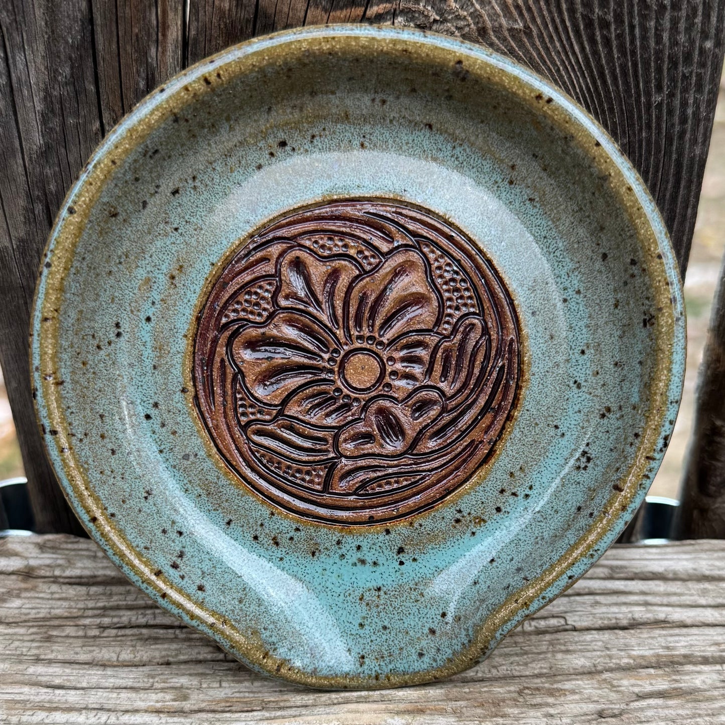 2025 SPOON REST #29 Turquoise Magnolia