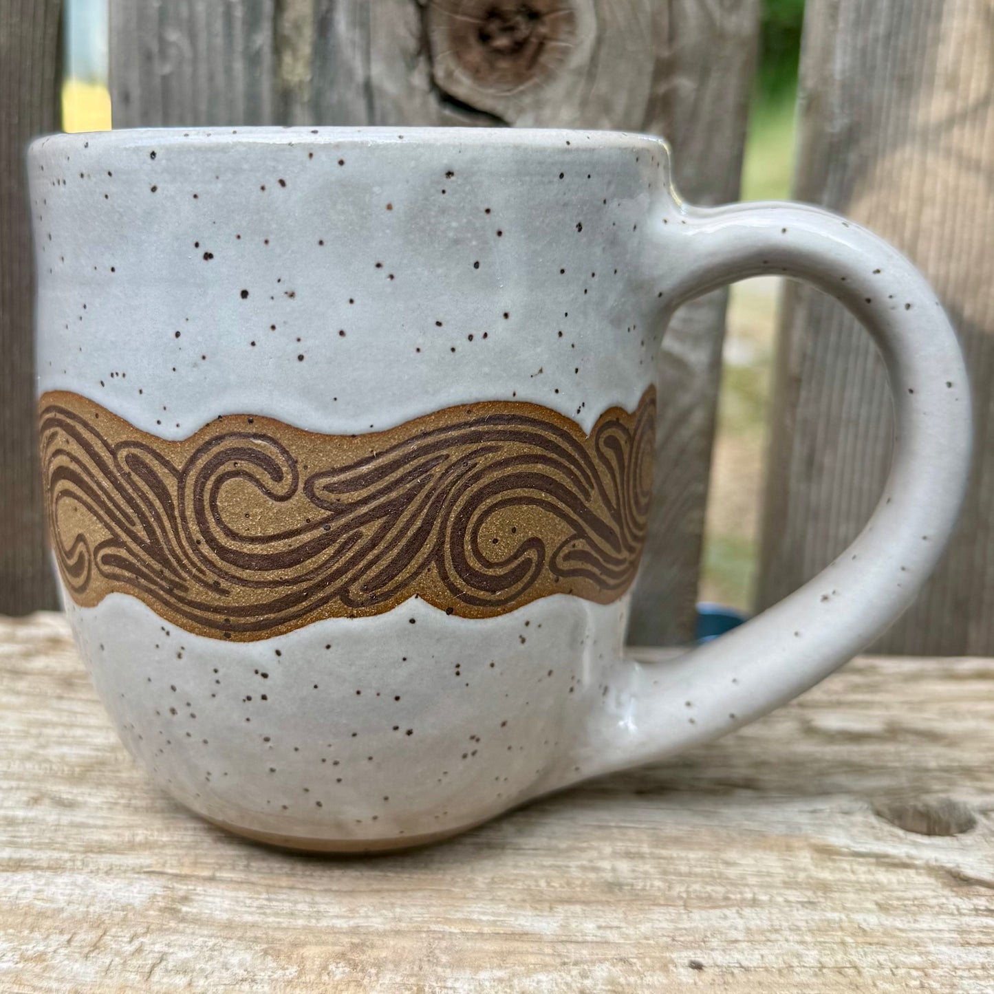 2026 MUG #48 - White Galloping Horse