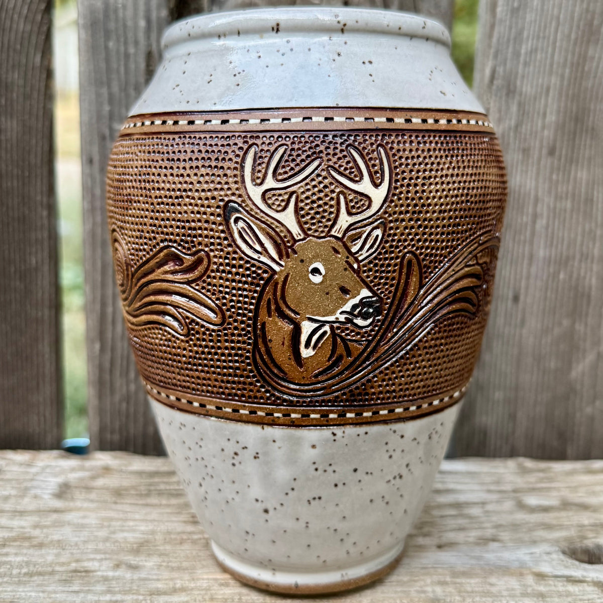 2026 VASE #13 - White Whitetail Buck