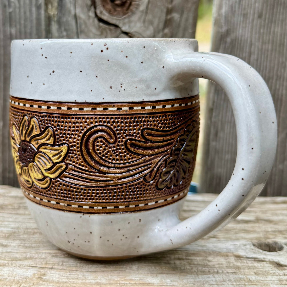 2026 MUG #51 - White Sunflower