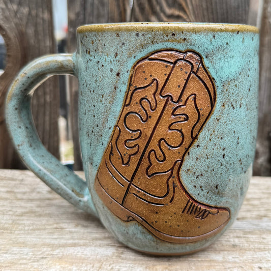 2025 MUG #87 - Brown Cowboy Boot