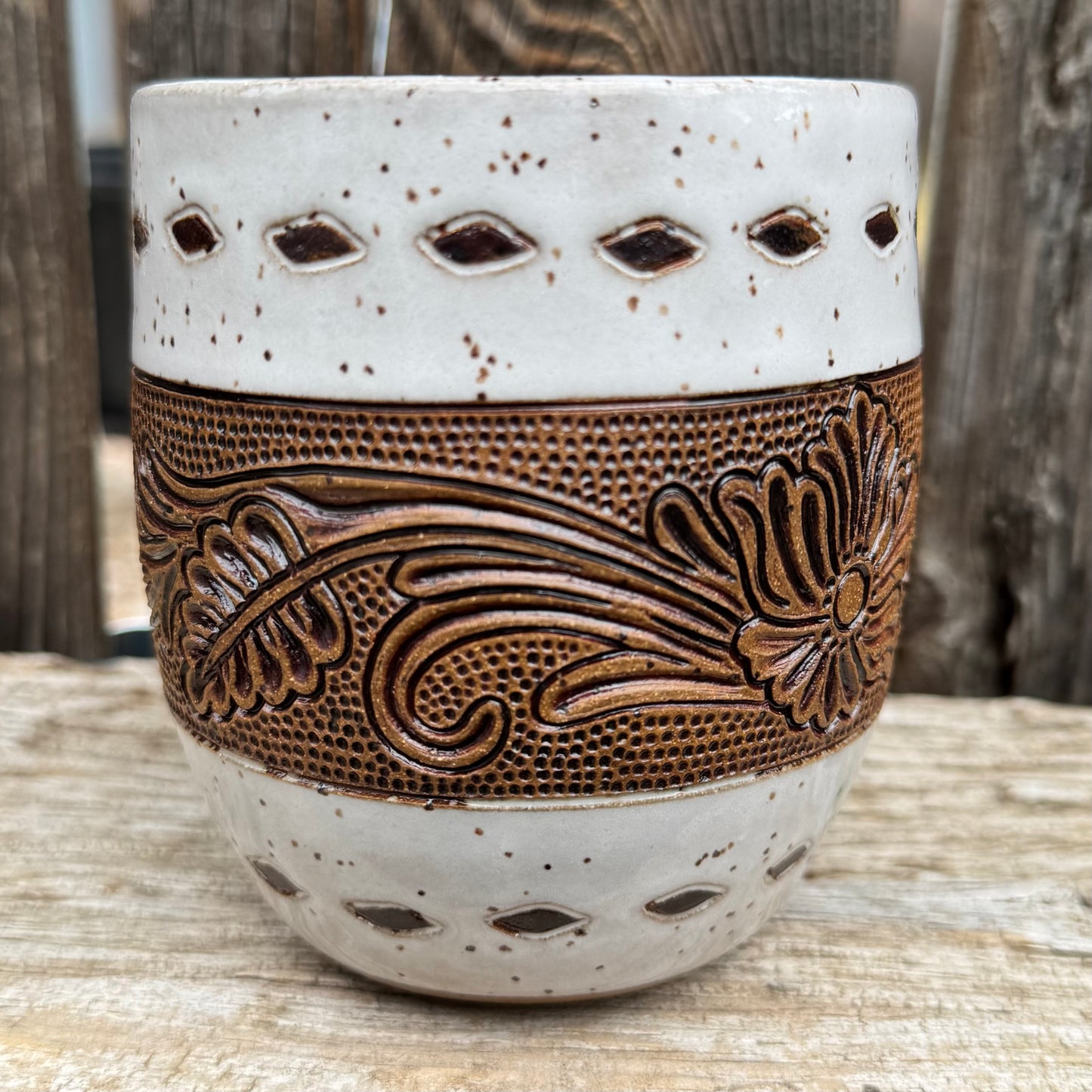 2025 MUG #95 - White Sheridan Flower