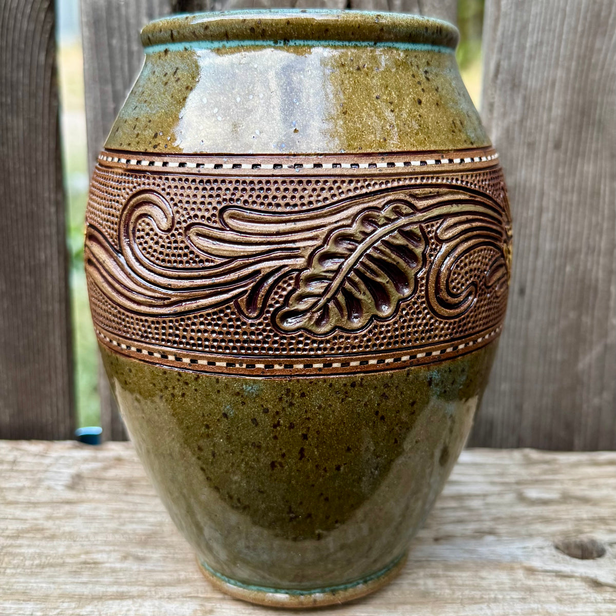2026 VASE #15 - Turquoise Sunflower