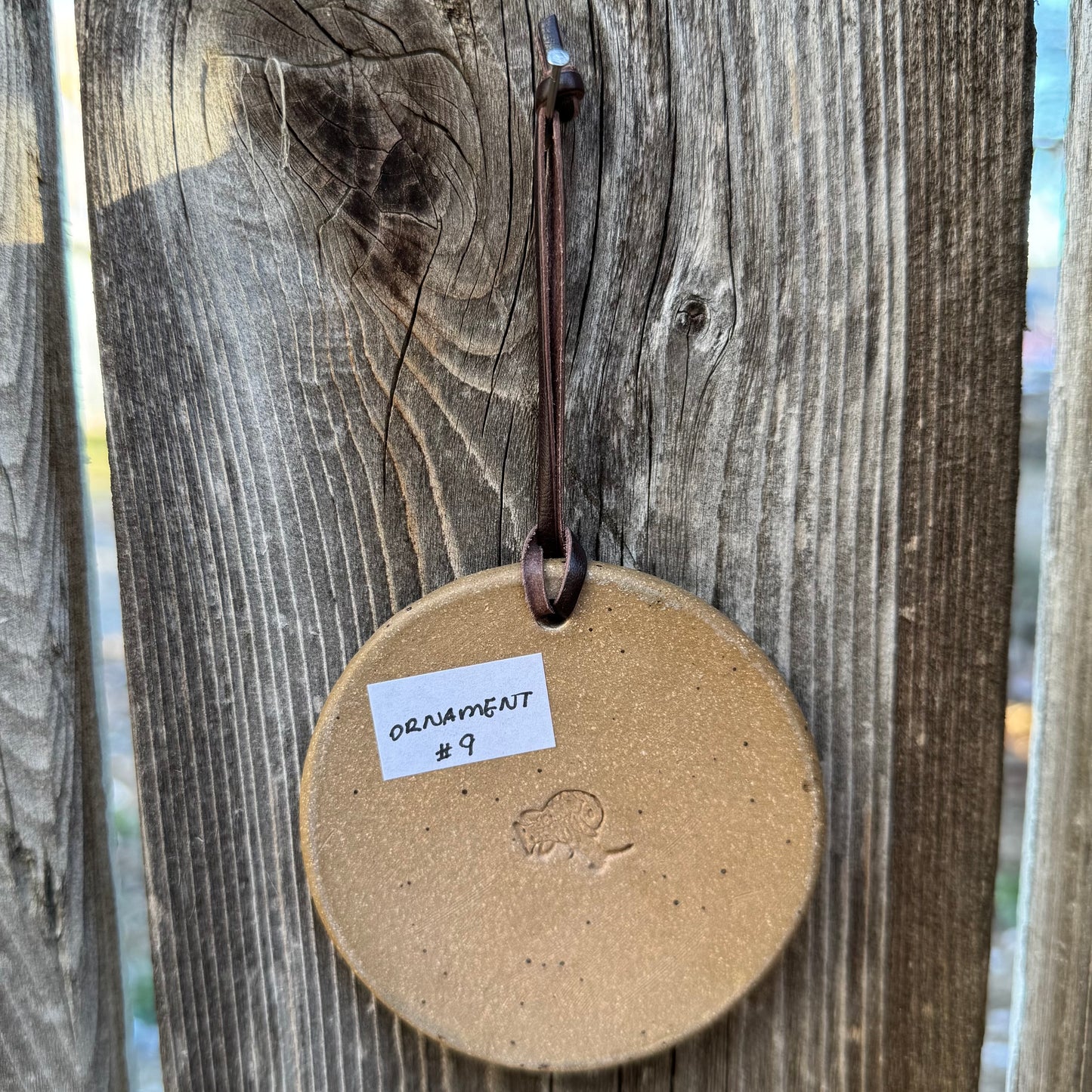 2025 ORNAMENT #9 - Turquoise & Brown Cowboy Boot