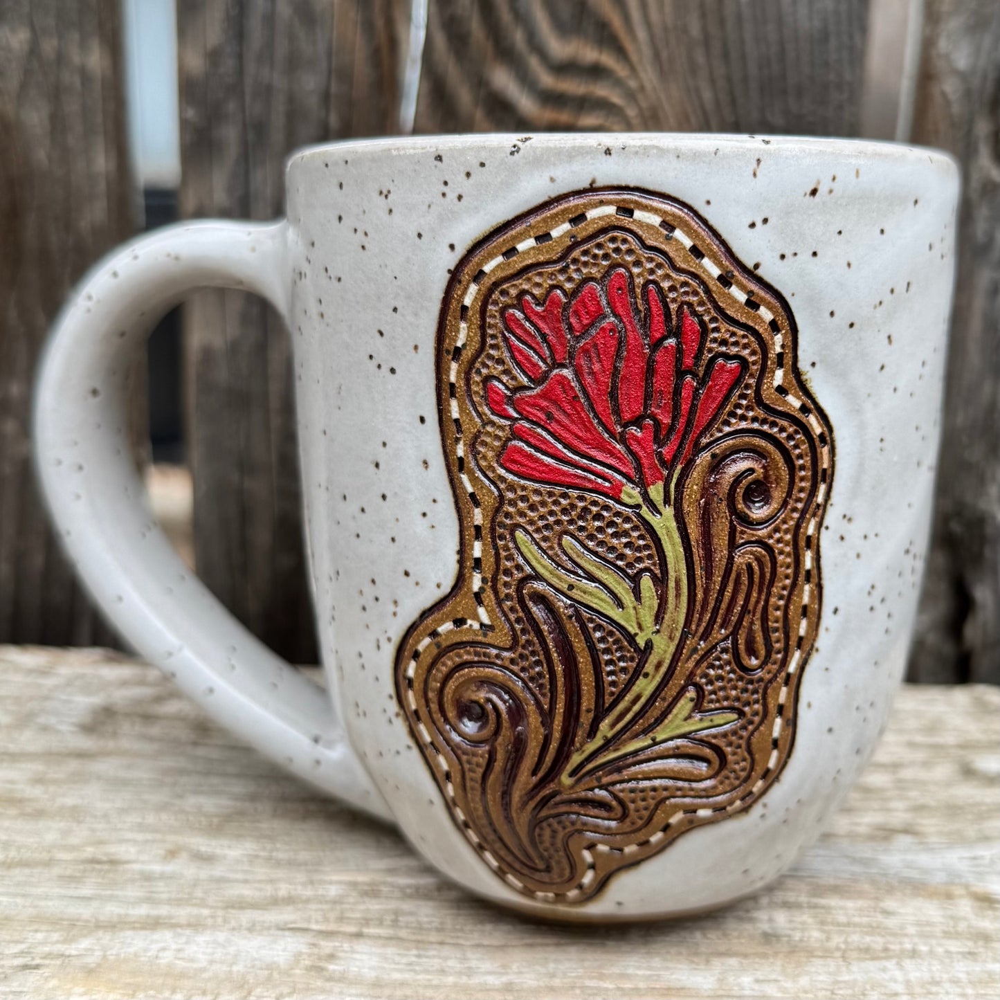 2025 MUG #92 - White Indian Paintbrush