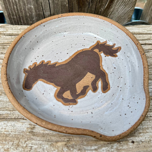 2026 SPOON REST #14 - White Galloping Horse