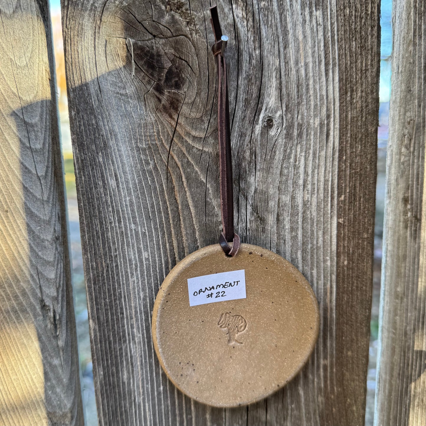 2025 ORNAMENT #22 - Natural Oakley Flower