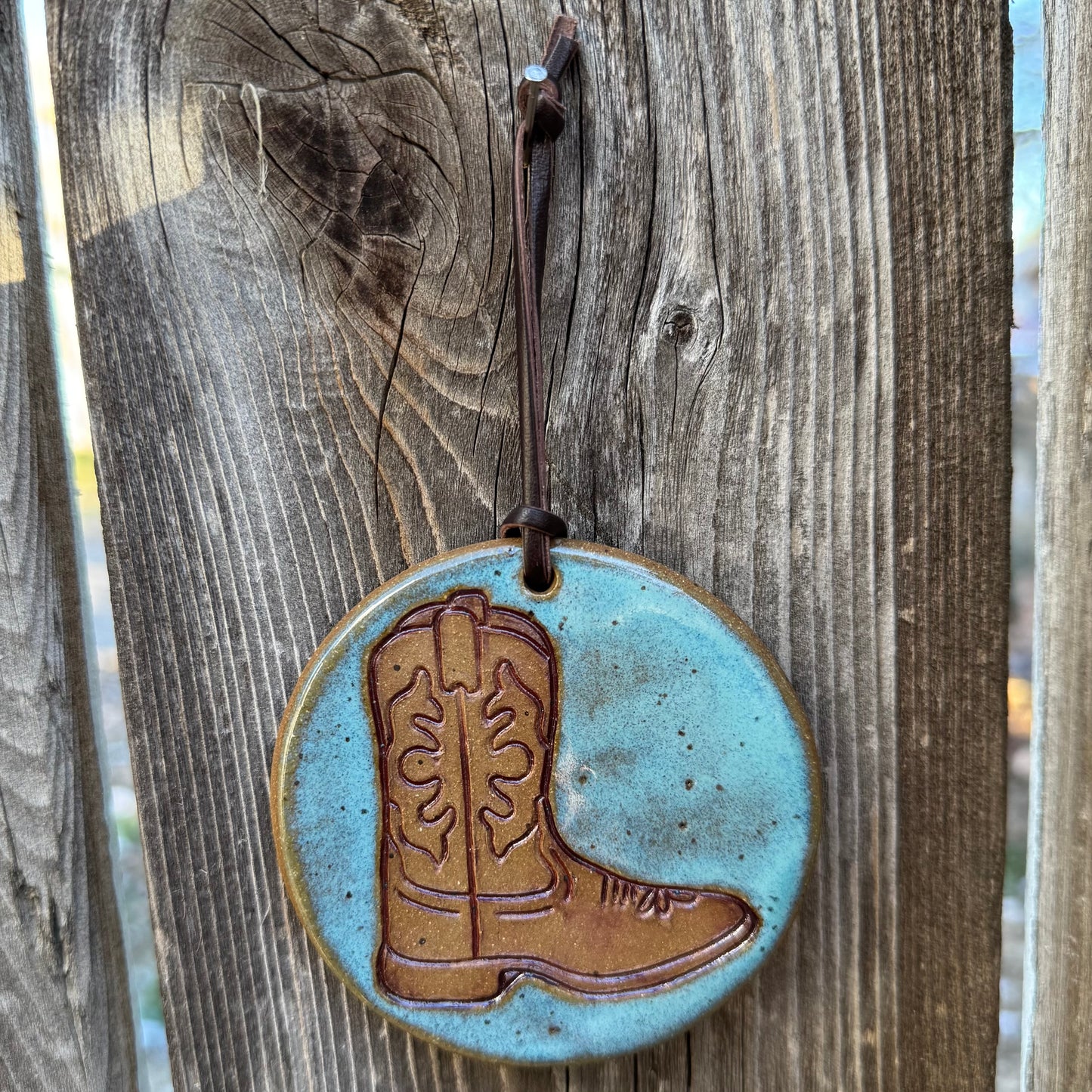 2025 ORNAMENT #7 - Kingman & Brown Cowboy Boot