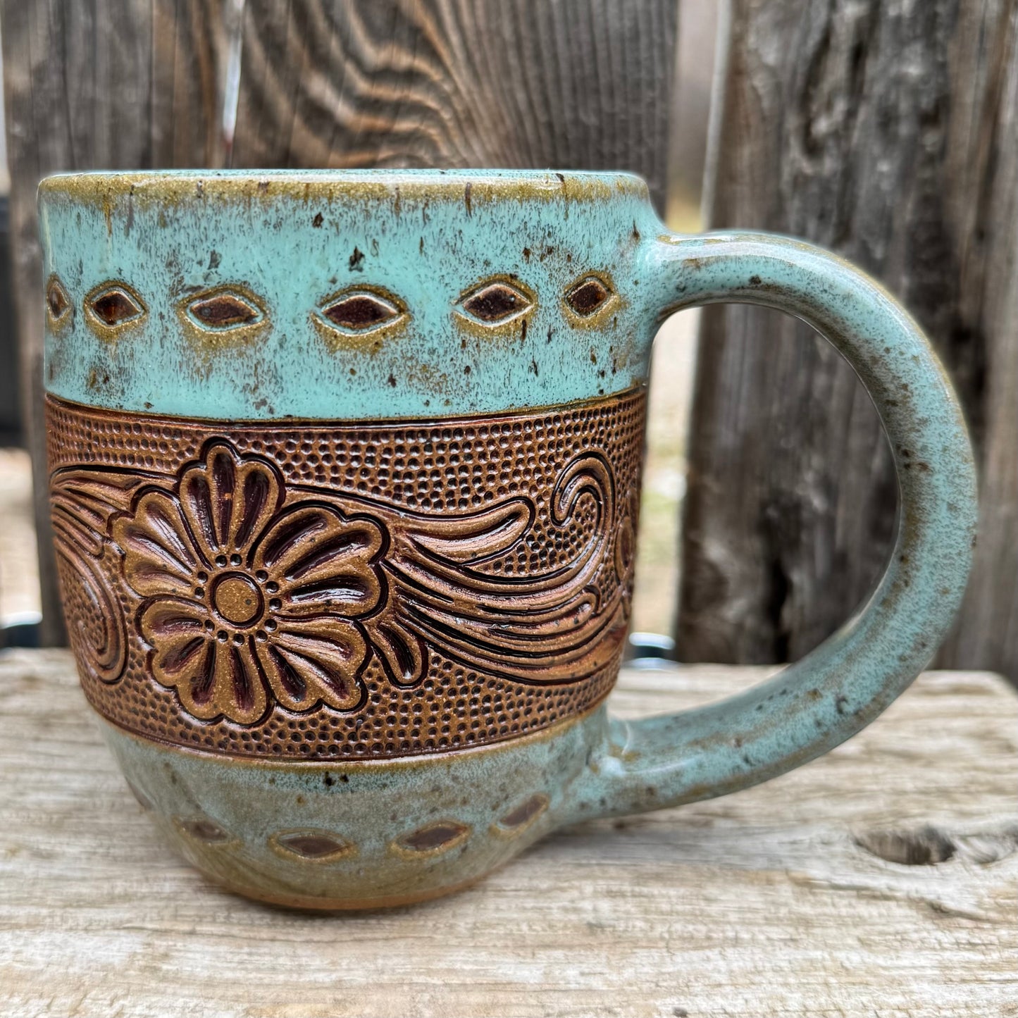 2025 MUG #96 - Turquoise Oakley Flower